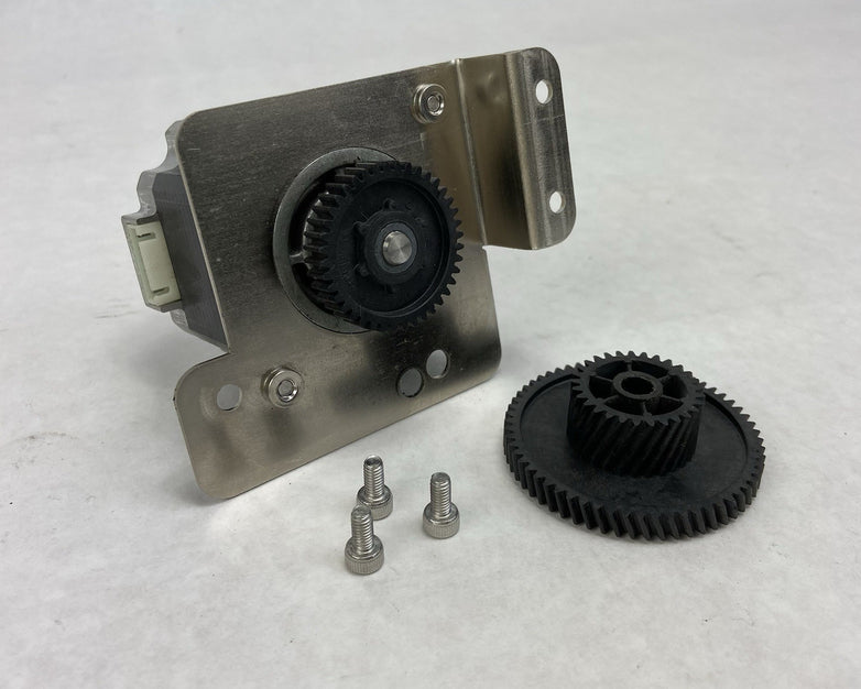 Zebra ZT230 Printer Stepper Drive Motor and Gear P/N P1043859 ZT 200 Series
