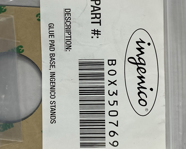 Ingenico BOX350769 Glue Pad Base for Monitor Stands (Lot of 10)