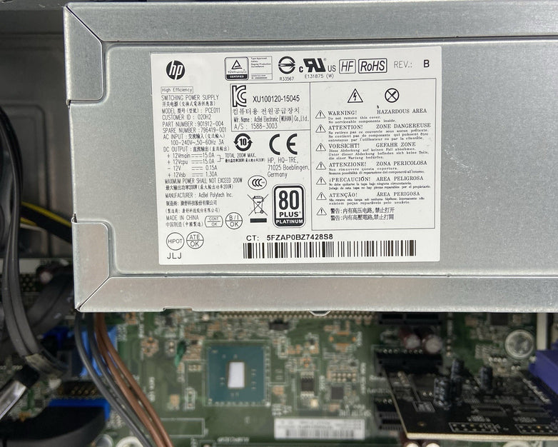 HP ProDesk 600 G1 SFF Intel Core i5-6500 3.2GHz 8GB RAM No HDD No OS