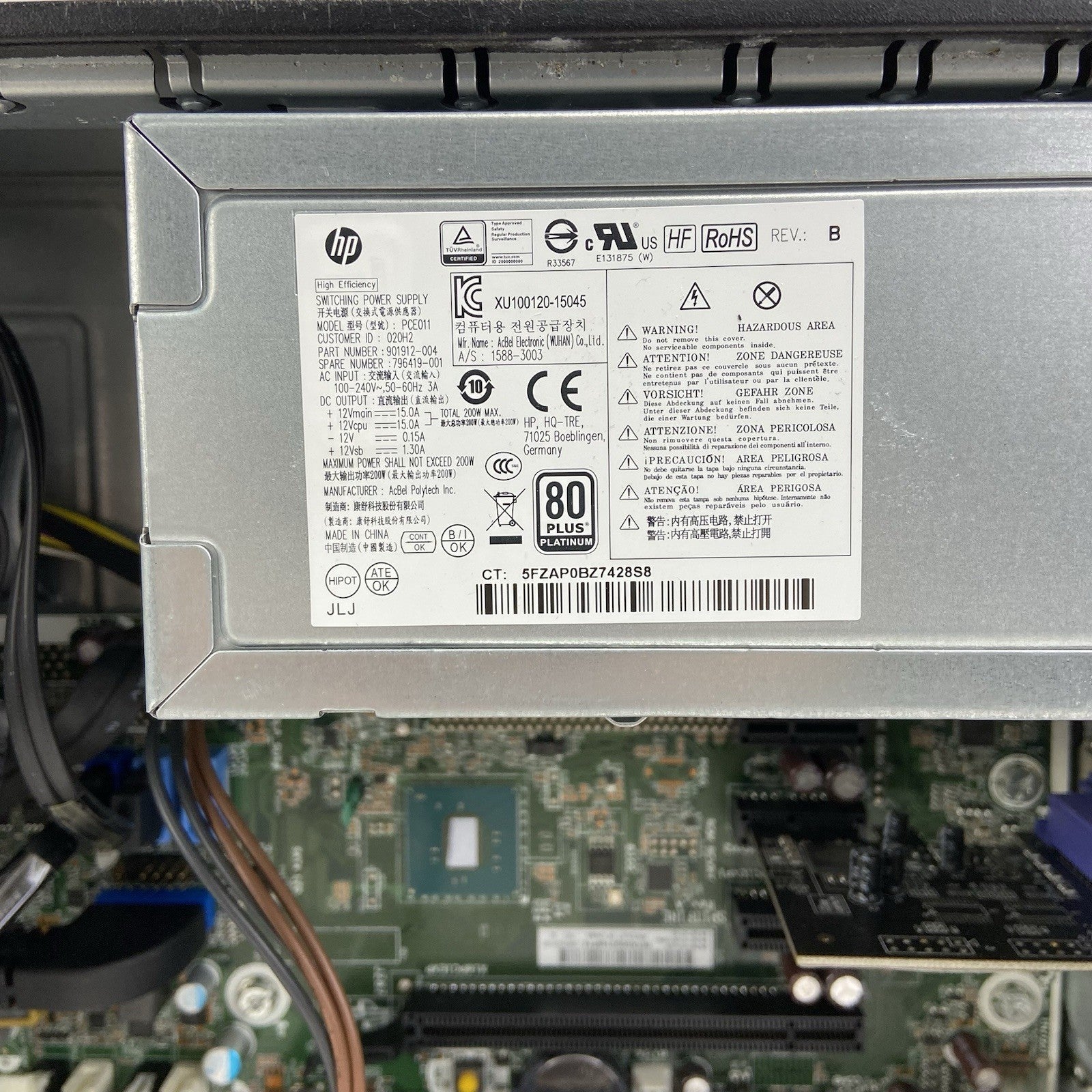 HP ProDesk 600 G1 SFF Intel Core i5-6500 3.2GHz 8GB RAM No HDD No OS9