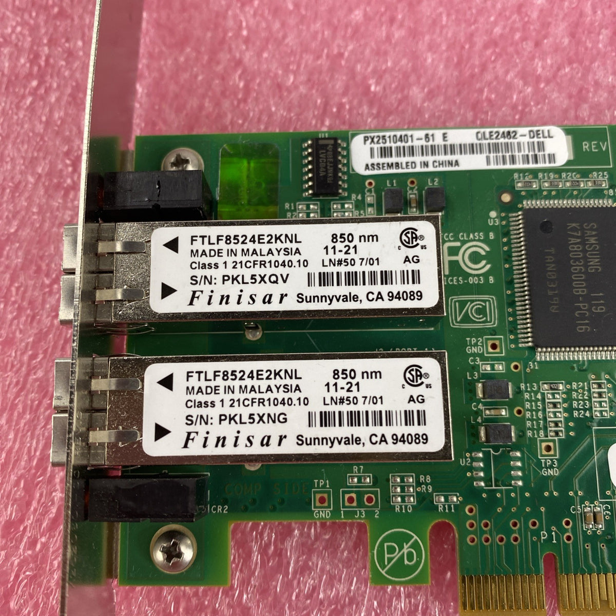 QLogic PX2510401 Dual-Port 4GB Fibre Channel Host Bus Adapter - Lot of 28