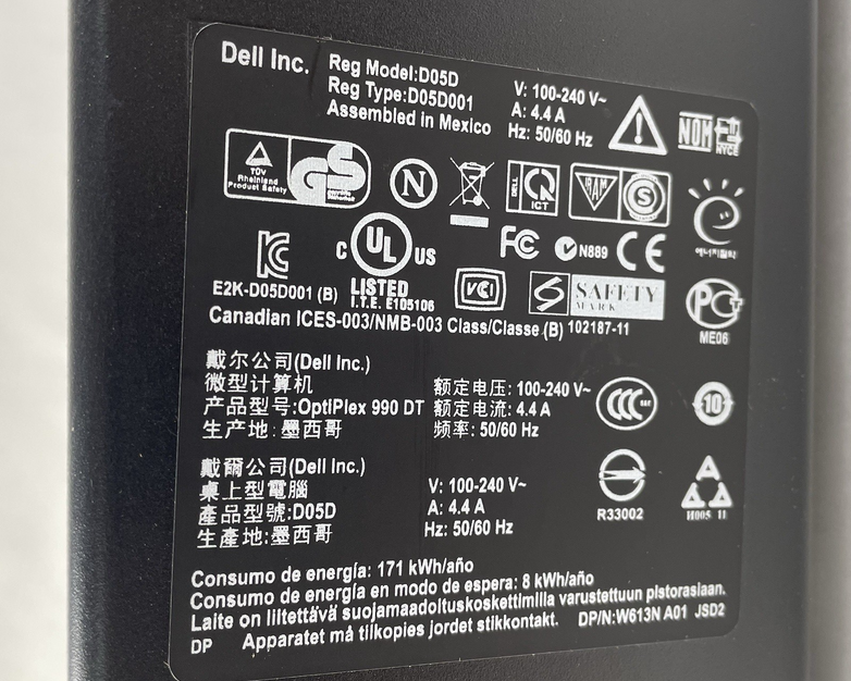 Dell Optiplex 990 DT i3-2120 3.30 GHz 4 GB RAM No HDD/OS