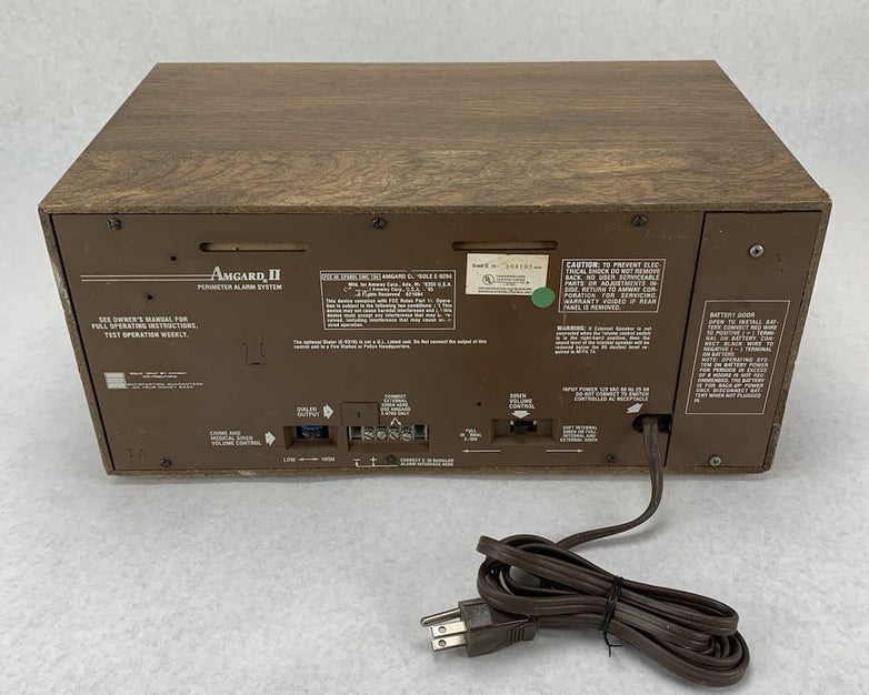 Amway AmGard II E-9294 Perimeter Alarm System - Main Unit Only