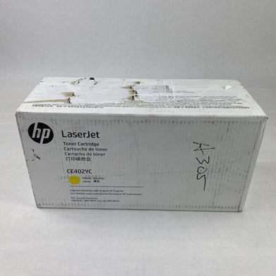 HP LaserJet CE402YC 507A Yellow Toner OEM Factory Sealed