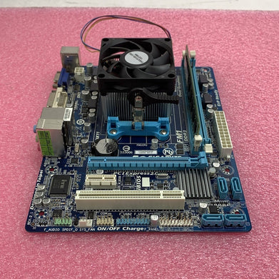Gigabyte GA-A55M-DS2 Motherboard AMD A6-3670 2.7GHz 4GB RAM w/ Shield