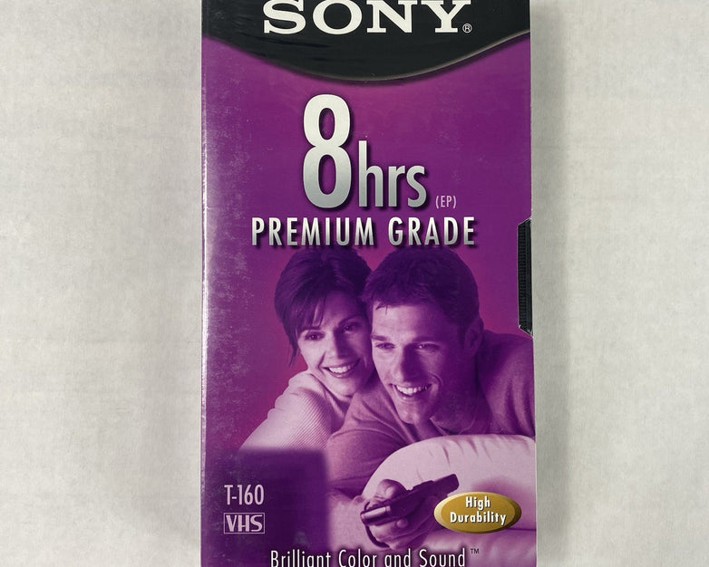Sony T-160 8hrs Premium Grade VHS Video Cassette Brand New (Lot of 10)