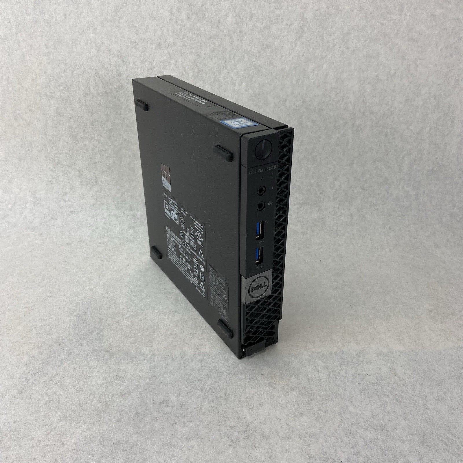 Dell Optiplex 3040 MFF Intel Core i3-6100T 3.2GHz 4GB RAM w/AC No HDD/OS0