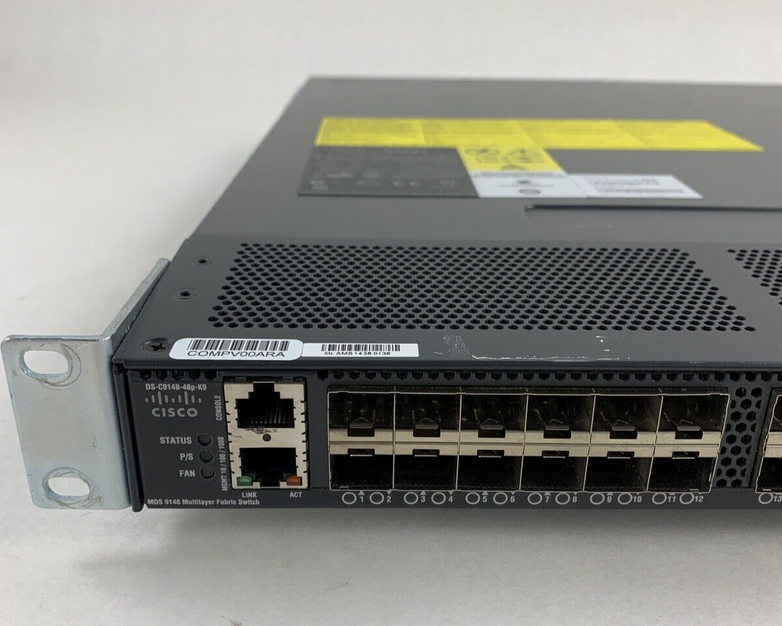 Cisco DS-C9148-K9 V01 48-Ports 16G  1U Multilayer Fabric Switch Tested Reset