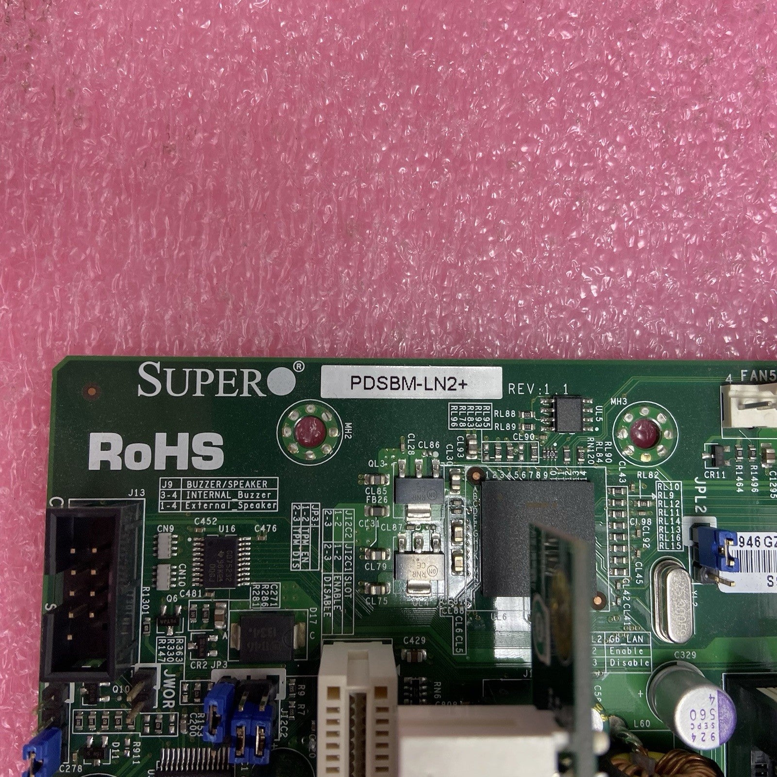 SuperMicro PDSBM-LN2+ Motherboard Intel Pentium Dual E2220 2.4GHZ 2GB RAM5