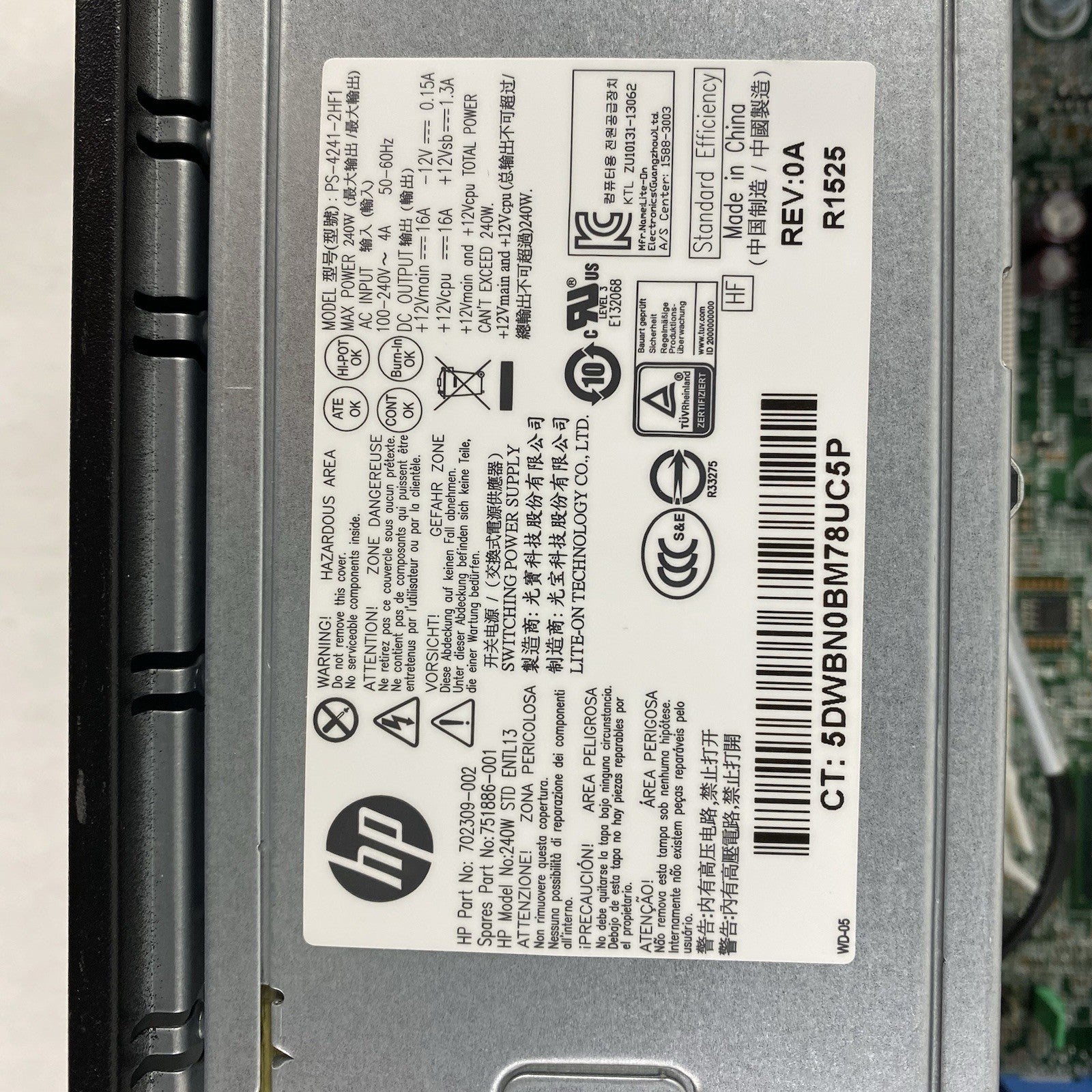 HP EliteDesk 800 G1 SFF Intel Core i5-4590 3.3GHz 16GB RAM No HDD No OS