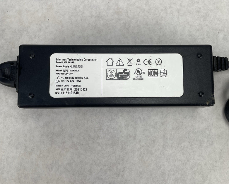 Intermec 9006AE01 6-Pin Power Supply AC Adapter 12V Lot of 3