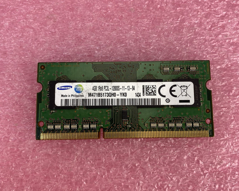 Samsung 4GB DDR3L PC3L-12800S Laptop Memory Ram M471B5173QH0 - Lot of 4