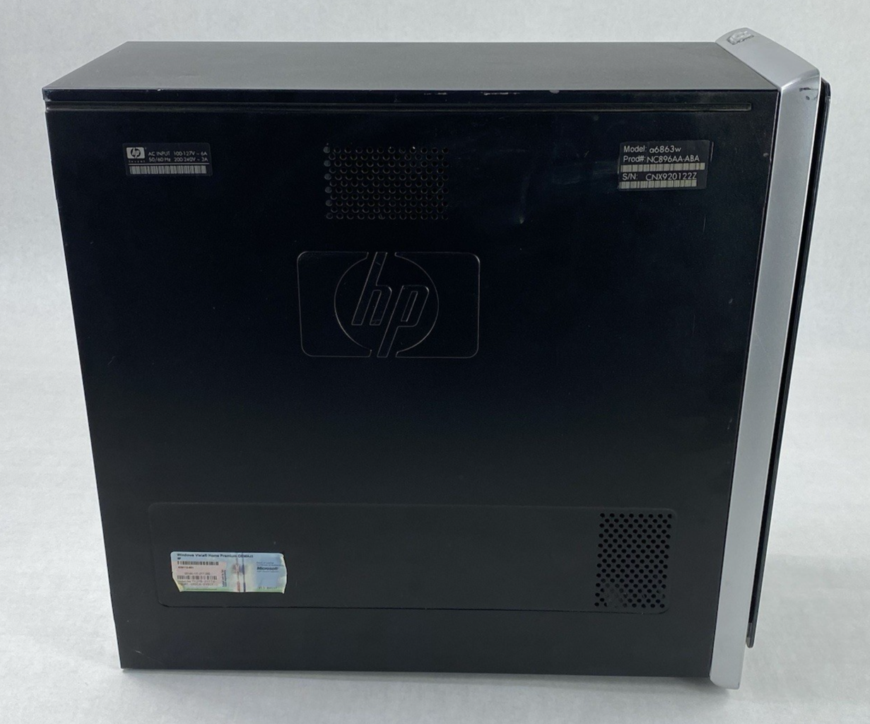 HP Pavilion a6868w MT AMD Phenom 9150e 1.80GHz 7GB RAM No HDD No OS