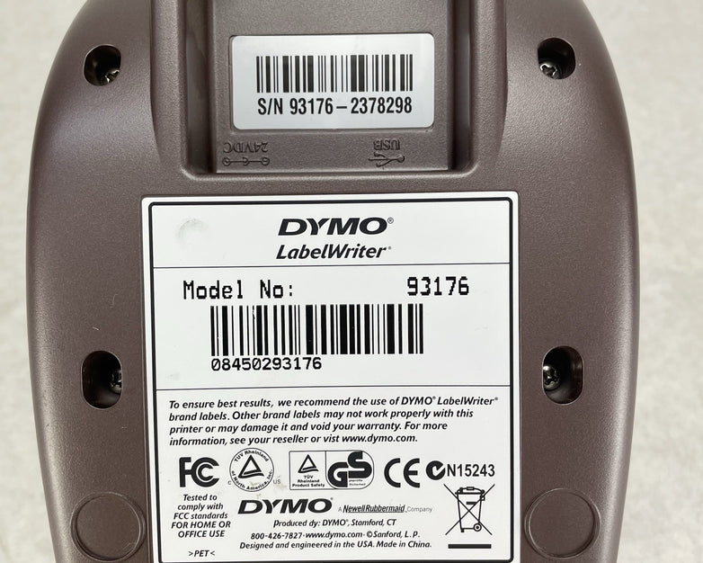Dymo LabelWriter 400 Turbo Label Thermal Printer No Power Cord or Spool Tested