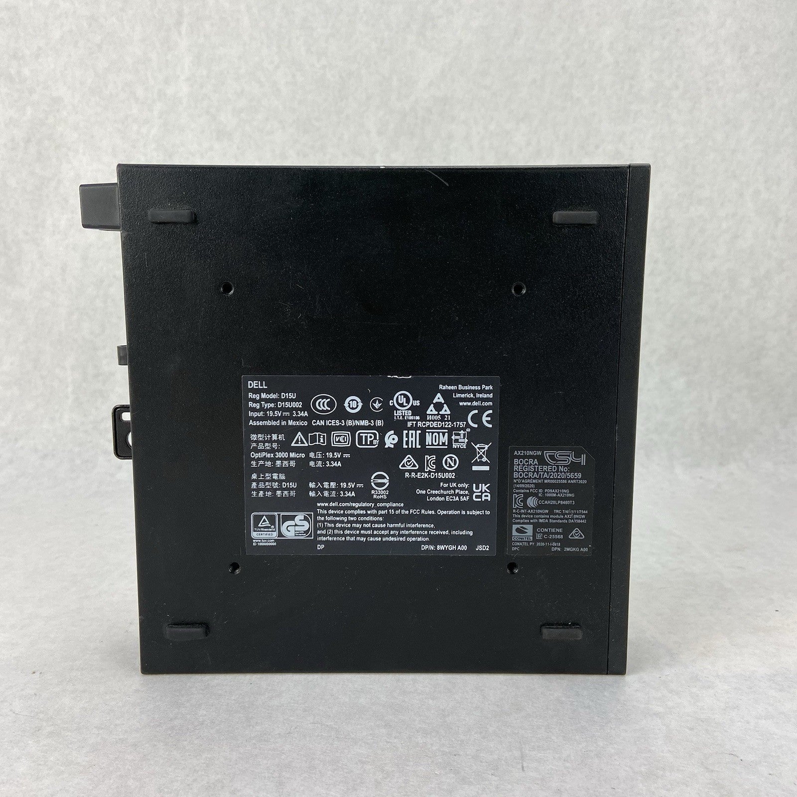 Dell Optiplex 3000 Micro Intel Core i5-12500T 4.4GHz 16GB RAM No HDDOSAC4