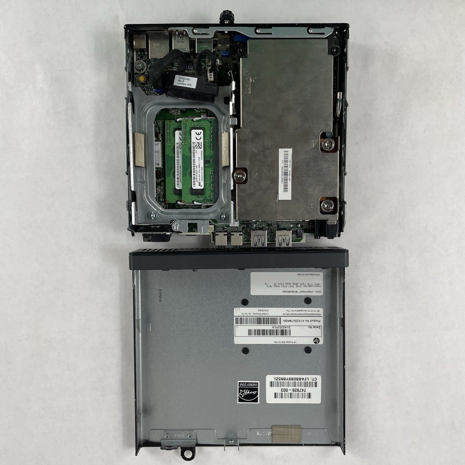 HP ProDesk 600 G1 Micro i5-4590T 2.00 GHz 8 GB RAM No SSD/OS/AC10