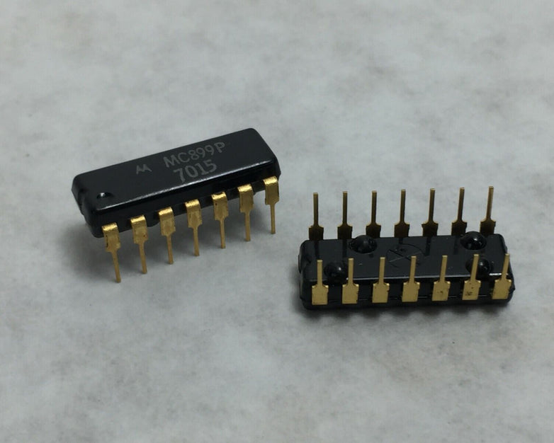 Motorola MC899P 14 Pin Gold Dip IC (Lot of 5)
