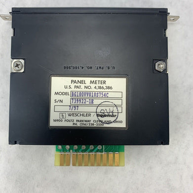 Bowmar Analog Panel Meter BG100VV010S754C