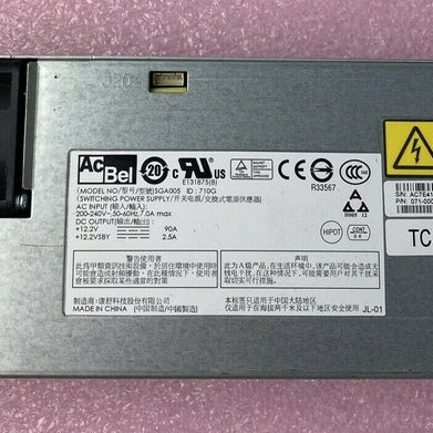 AcBel SGA005 EMC 071-000-578-01 240V PSU power supply
