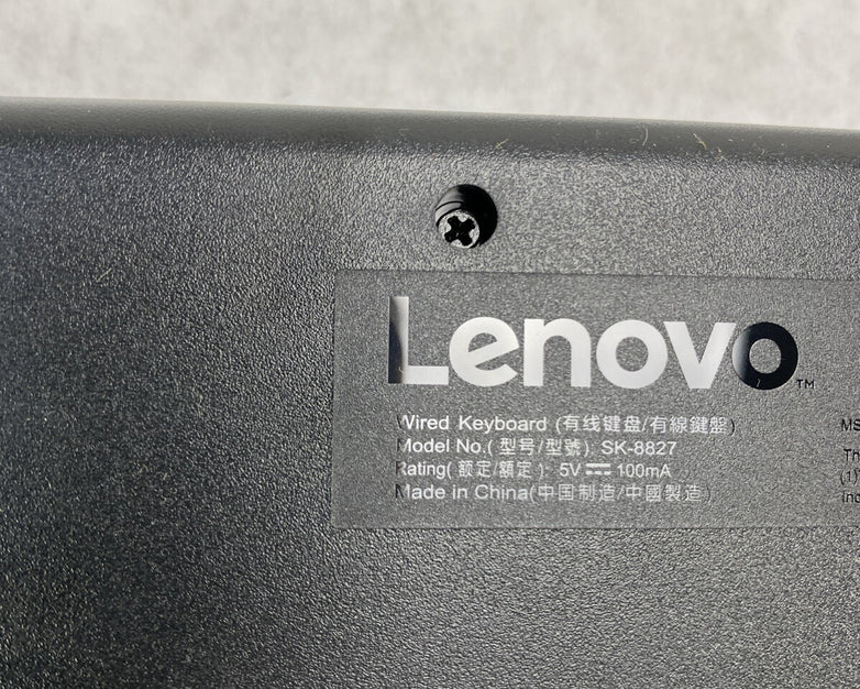 Lot( 5 ) Lenovo SK-8827 Traditional USB Wired Black Keyboards 00XH688 SIL18-W29