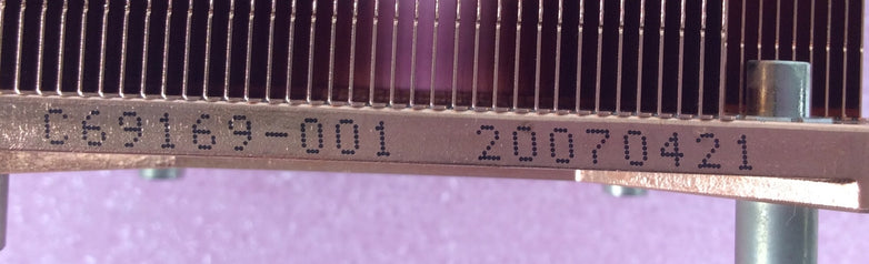 69169-001 Intel Heatsink C69169-001 1U Passive Cooler