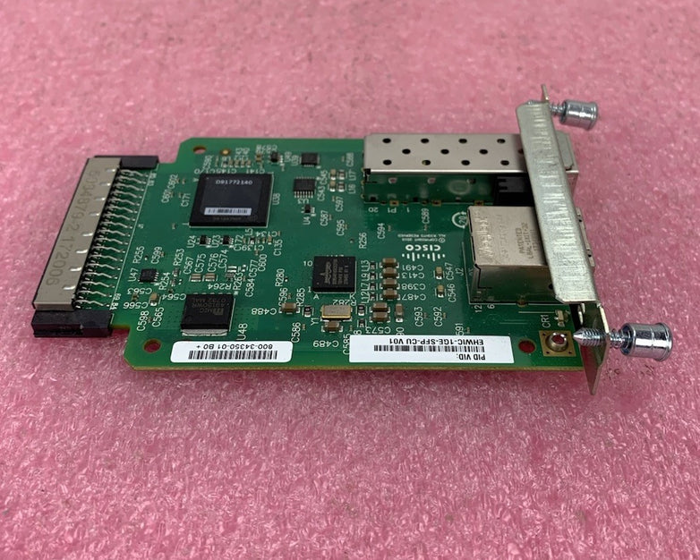 Cisco EHWIC-1GE-SPF-CU V01 Gigabit Ethernet High-Speed WAN Card