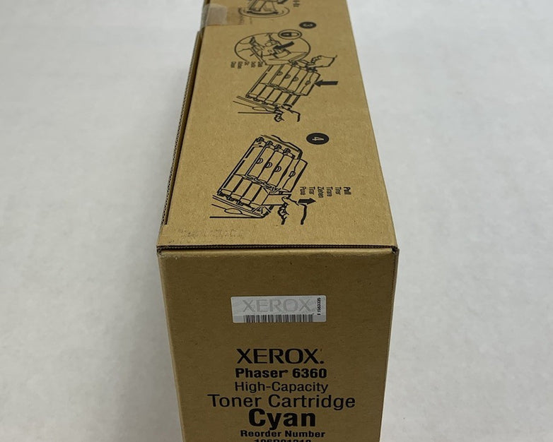 Xerox Phaser 6360 High-Capacity Cyan Toner Cartridge (Lot of 3)