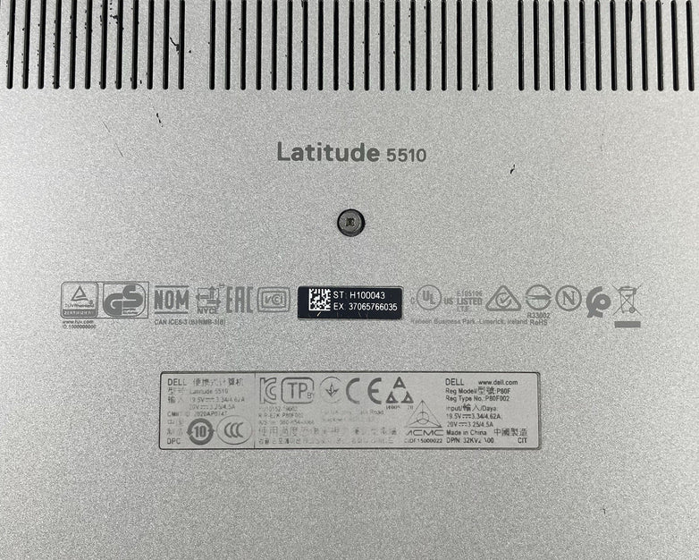 Dell Latitude 5510 15.6" i5-10210U 1.60 GHz 8 GB RAM No SSD/OS/AC/Batt
