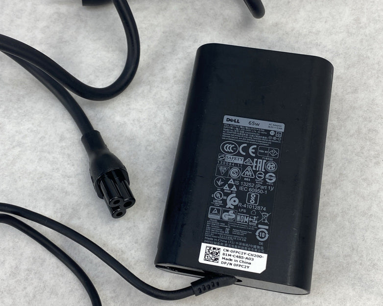Dell 65W HA65NM130 AC Adapter. Lot Of 10