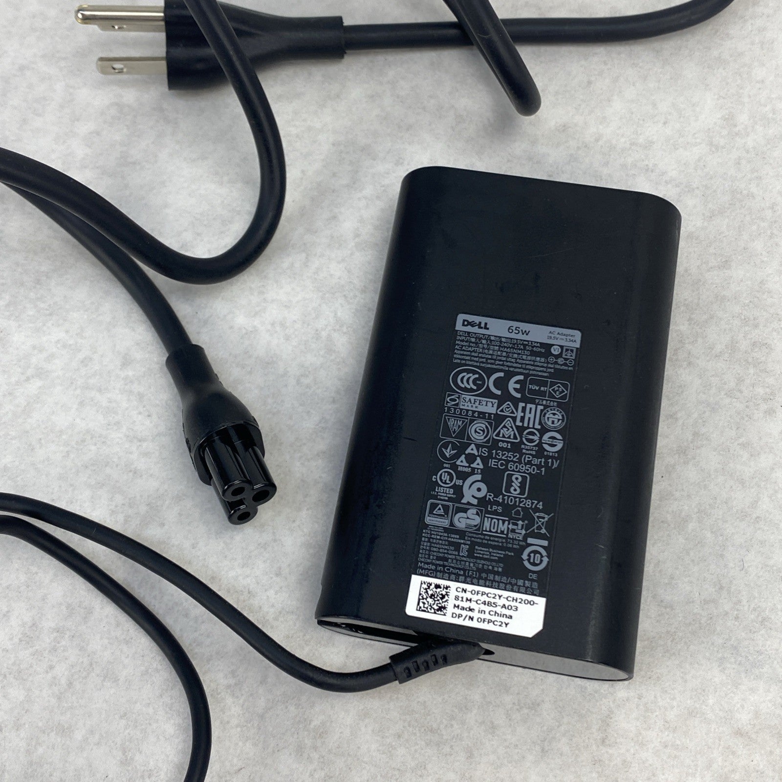 Dell 65W HA65NM130 AC Adapter. Lot Of 106
