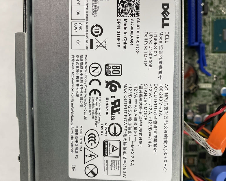 Dell OptiPlex 7050 SFF Intel Core i5-6500 3.2GHz 16GB RAM No HDD No OS