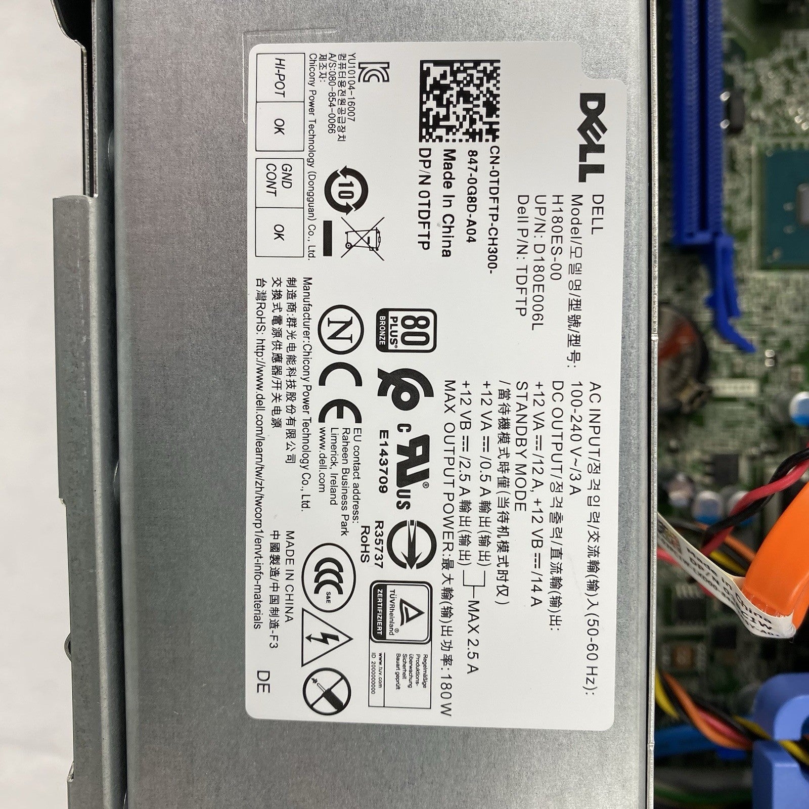 Dell OptiPlex 7050 SFF Intel Core i5-6500 3.2GHz 16GB RAM No HDD No OS