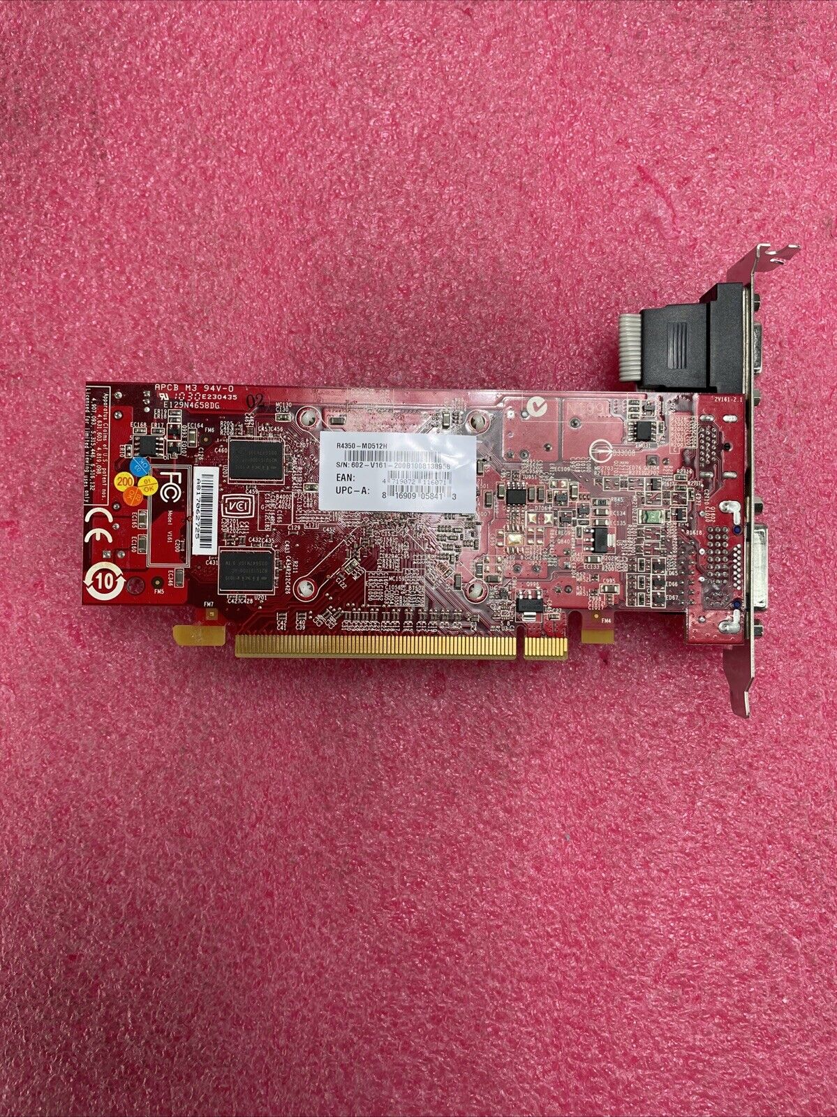 R4350-MD512H Video Card MSI ATI Radeon HD 4350 512MB 64-bit HDMI VGA DVI DDR2
