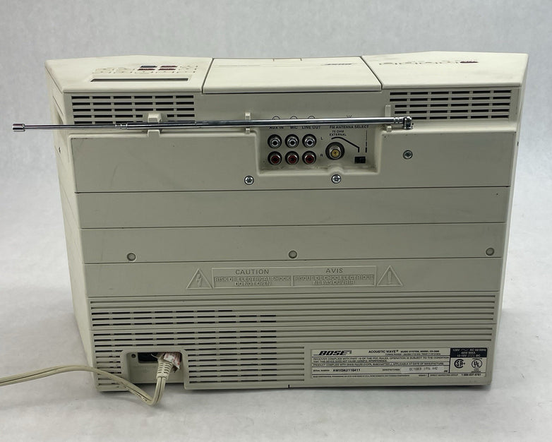 Bose Acoustic Wave Music System CD-3000 AM/FM  Tested (CD Player Not Working)