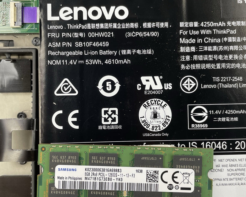 Lenovo ThinkPad Yoga 460 14" i5-6300U 2.40 GHz 8 GB RAM No SSD/OS/AC - USB