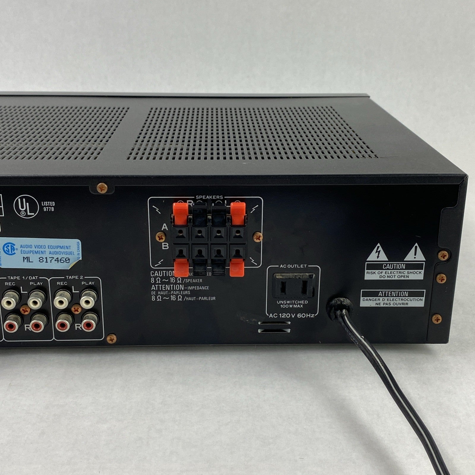 Pioneer SX-1300 Stereo Receiver Tested - No Remote