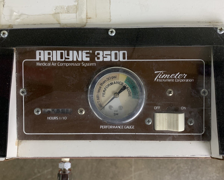 Airdyne 3500 Timeter Instrument Corporation Compressor Powers On Pumps