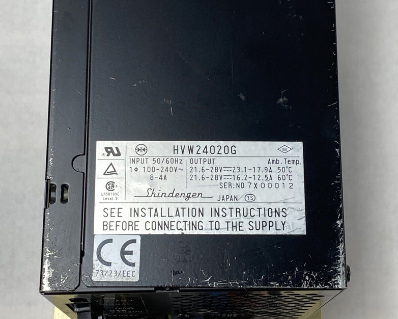 Shindengen HVW24020G Power Supply 100-240 Vac 7766-1