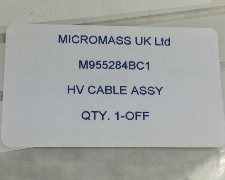 Waters Micromass HV Cable Assy  M955284BC1