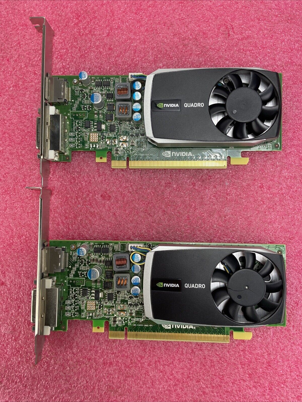 PNY Nvidia Quadro 600 VCQ600-T PCIe Graphics Card Lot of 2