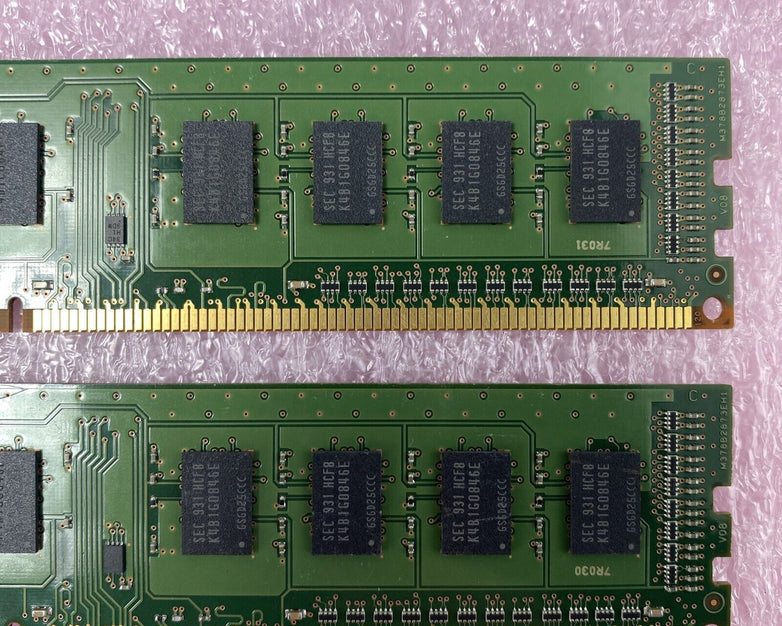 Lot( 2 ) 1GB Samsung M378B2873EH1-CF8 PC3-8500 DDR3-1066 Desktop RAM Memory