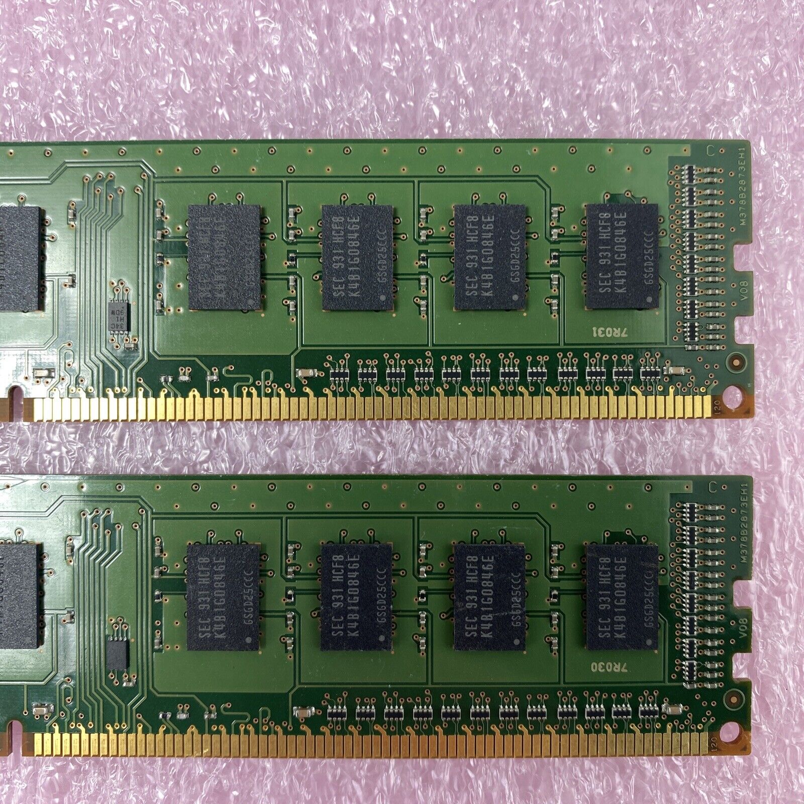 Lot( 2 ) 1GB Samsung M378B2873EH1-CF8 PC3-8500 DDR3-1066 Desktop RAM Memory
