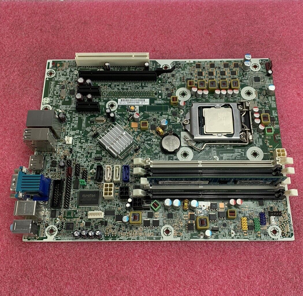 HP 615114-001 6200 Pro Motherboard Intel Pentium G620 2.6GHz 4GB RAM