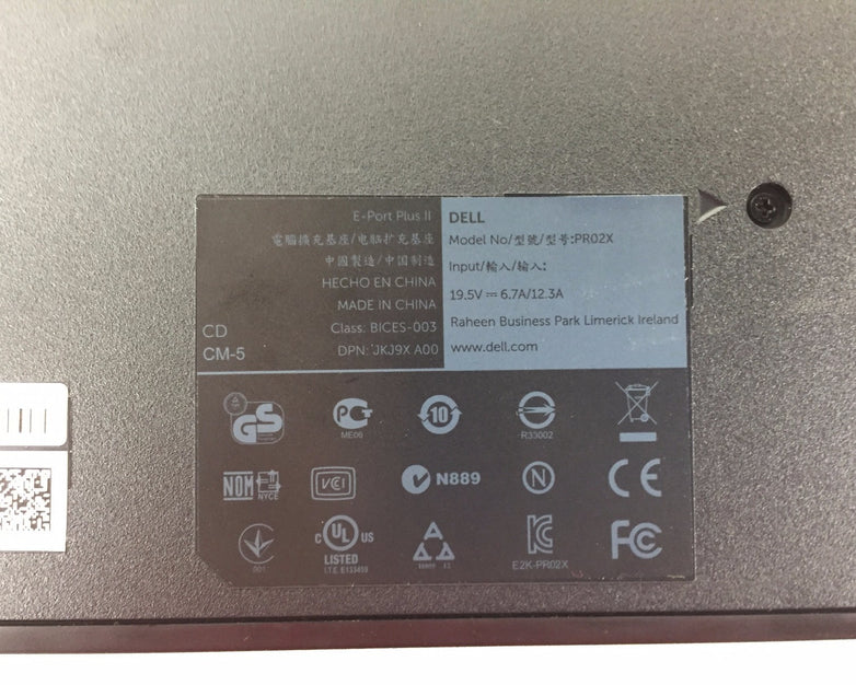 Dell R35XK E-Port Replicator Docking Station USB 3.0 DVI VGA PS/2 RJ-45