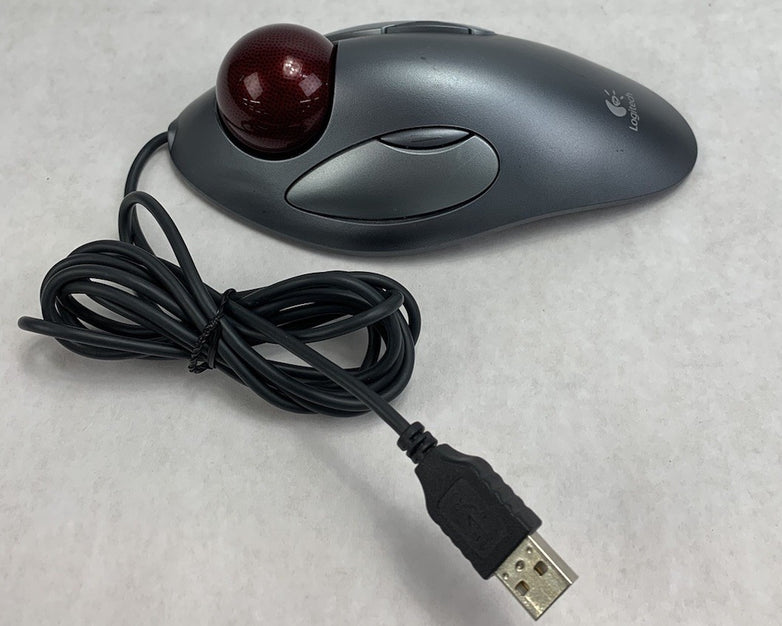 Logitech T-BC21 Wired-USB Trackball Mouse