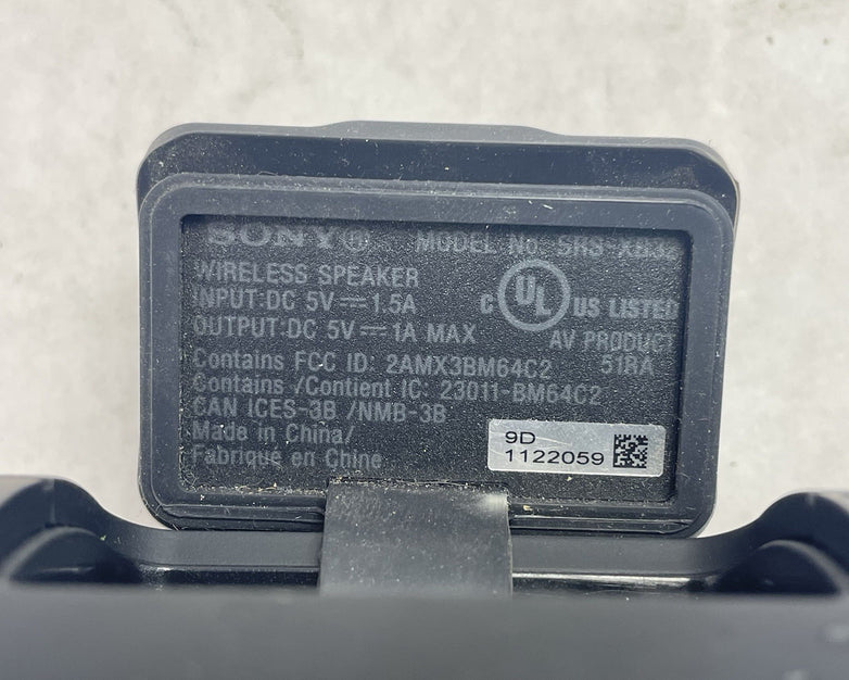 Sony SRS-XB32 Tested No Charging Cable