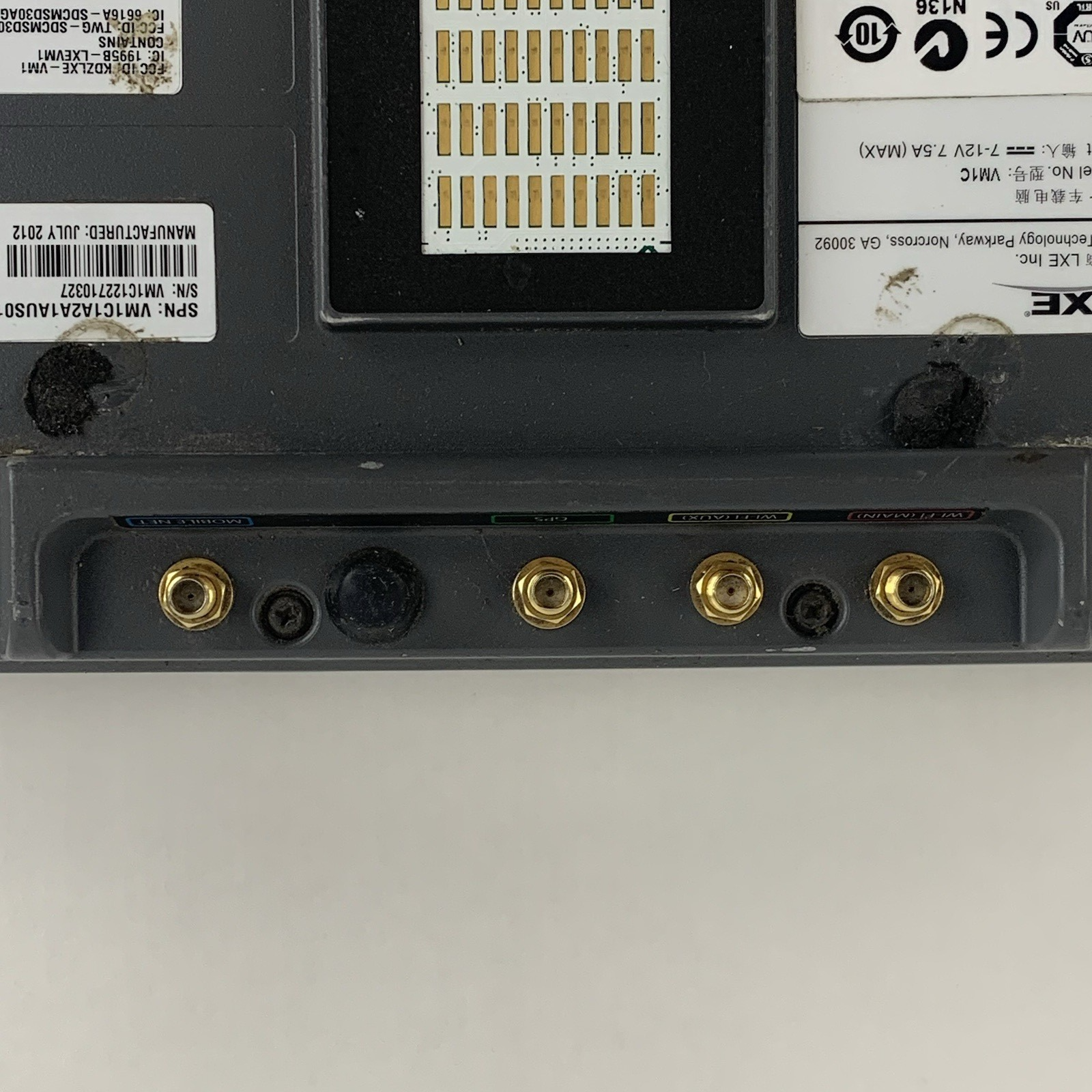 Honeywell Thor VM1C Computer Atom 2530 1 GB Ram No OS No Flash No Stylus No SSD10