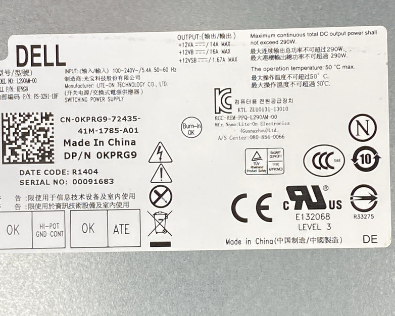 Dell OptiPlex 3020 MT Intel Quad Core i5-4570 3.20GHz 4GB RAM DVDRW No HDD OS