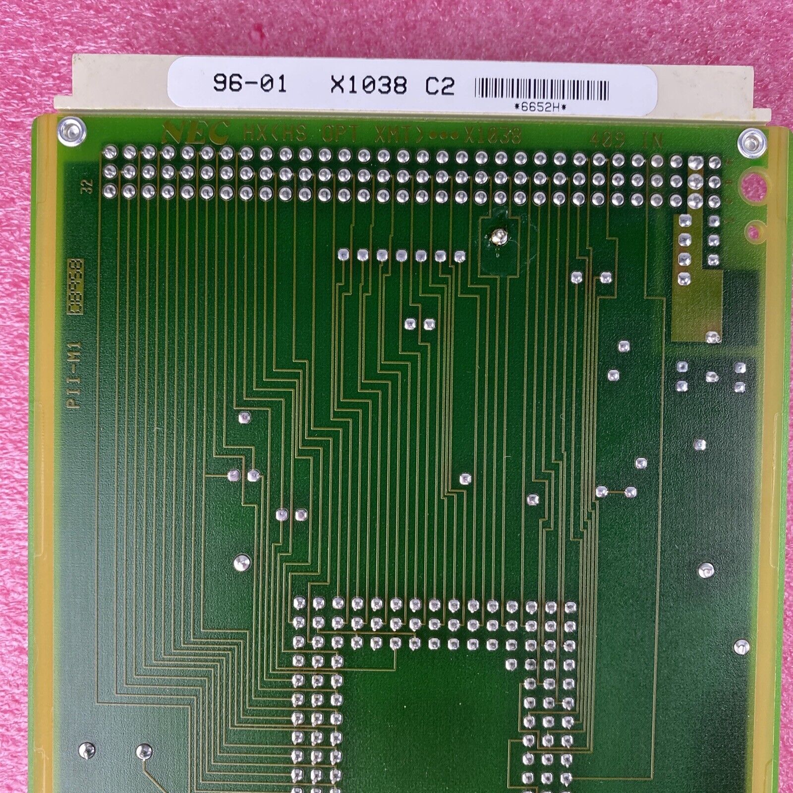 NEC X1038C2-V01A RC-28D Multiplexer Card 96-01 X1038 NER 096 RTP2 954 (Lot of 2)