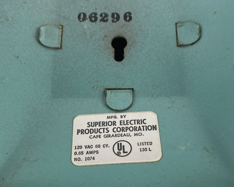 Vintage Superior Electric 1000 Teal Table Fan Base No 1047